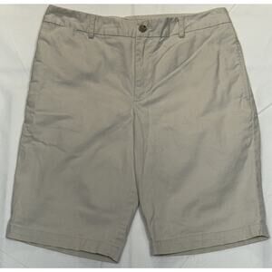 Polo Ralph Lauren Khaki Shorts Boys 16 (28x 9) Beige Flat Front Chino Casual